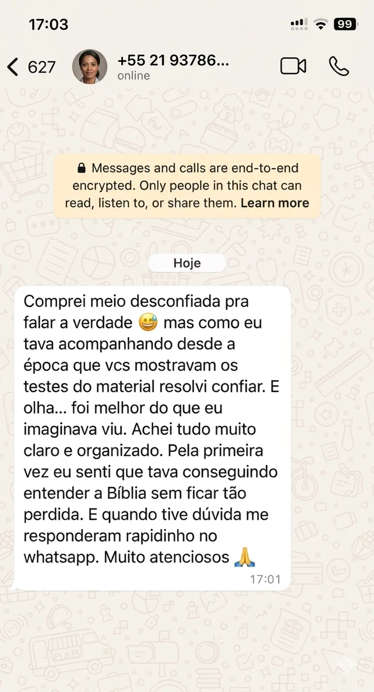 Testimonio WhatsApp
